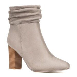 New York & Company Womens Sandyie Block Heel Booties - Size 7